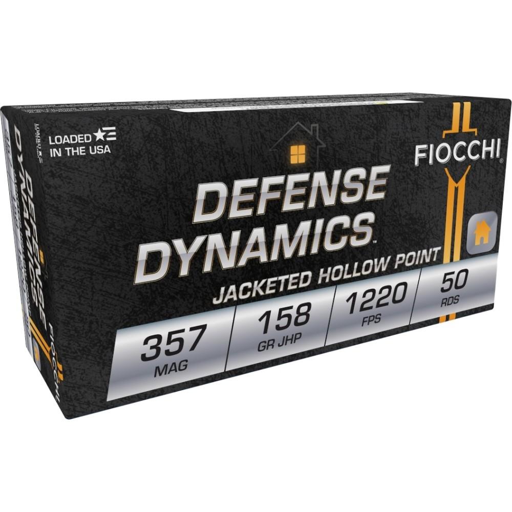 Fiocchi Pistol Shooting Dynamics Handgun Ammunition .357 Mag 158 gr JHP 1220 fps 50/rd Picture of Fiocchi Ammunition FIOCCHI 357 MAG 158GR JHP 50RD