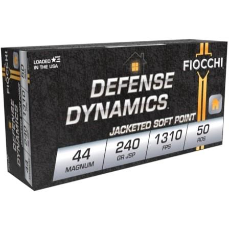 Fiocchi Pistol Shooting Dynamics Handgun Ammunition .44 Mag 240 gr JSP 1310 fps 50/ct Picture of Fiocchi Ammunition FIOCCHI 44 MAGNUM 240GR JSP 50RD