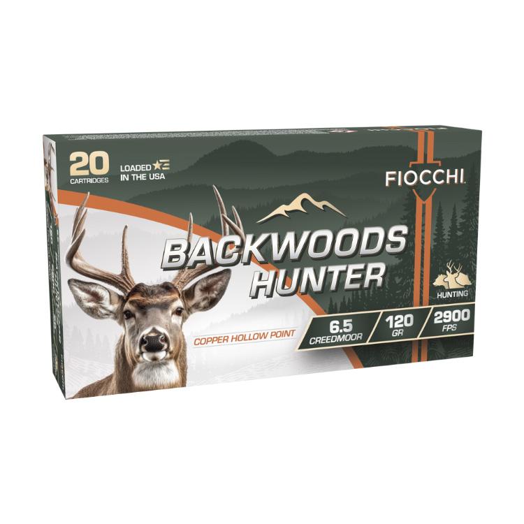 Fiocchi Backwoods Hunter Rifle Ammunition 6.5 Creedmoor 120gr HP 2900 fps 20/ct Picture of Fiocchi Ammunition Fiocchi Backwoods Hunter 6.5 Creedmoor 120Gr CHP 2900 fps 20 Rds