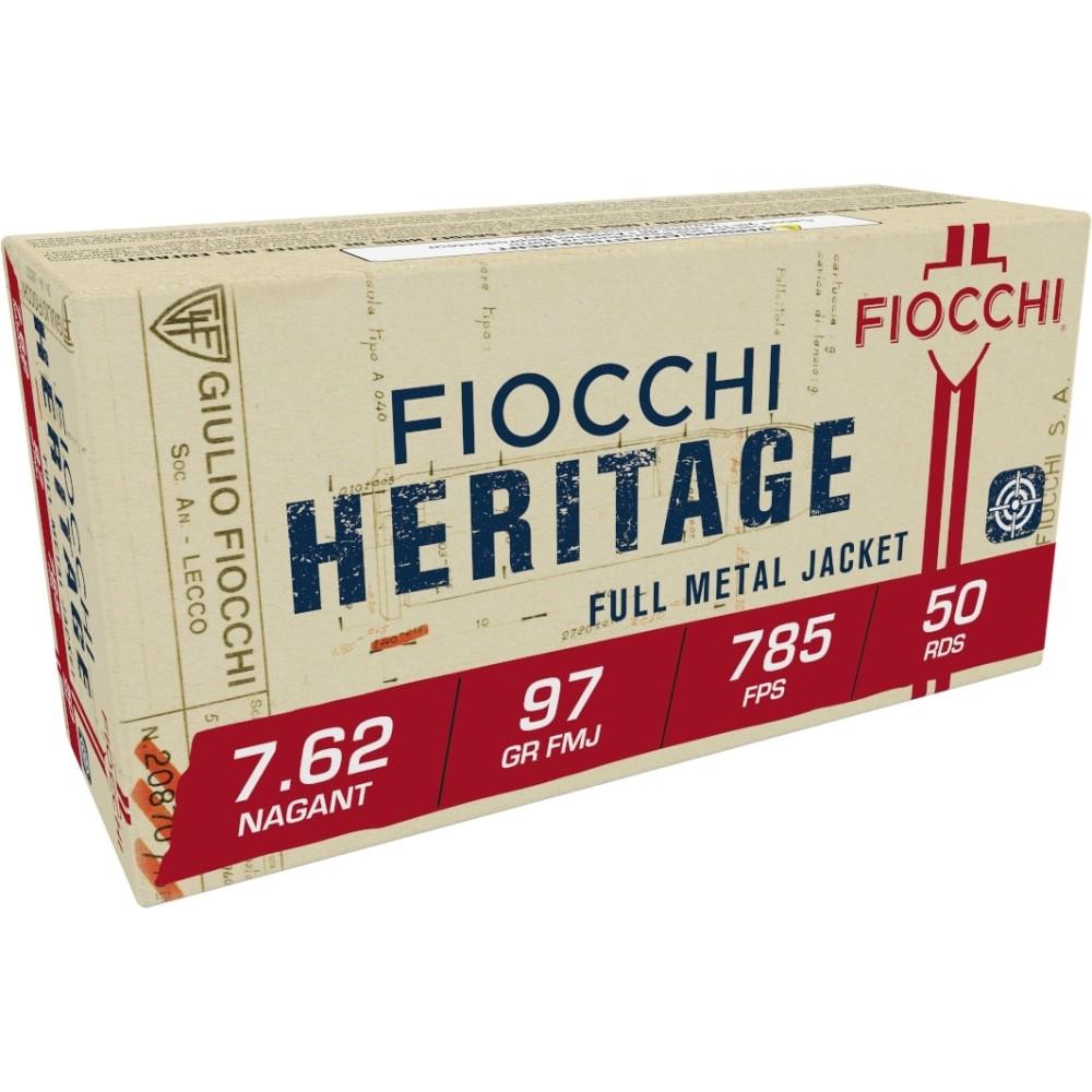 Fiocchi Pistol Shooting Dynamics Handgun Ammunition 7.62x38mmR 97 gr FMJ 1082 fps 50/box Picture of Fiocchi Ammunition FIOCCHI 7.62 NAGANT REVOLVER 97GR 50RD