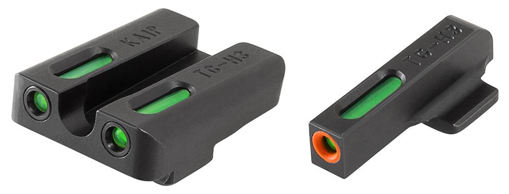 Truglo TFX Pro Tritium/Fiber-Optic Day/Night Sights Fit KAHR ARMS K MK P PM T &TPModels with New Dovetail (post 2004) - Orange Outline Front/Rear Picture of TRUGLO TFX PRO BRITESITE KAHR SET ORANGE
