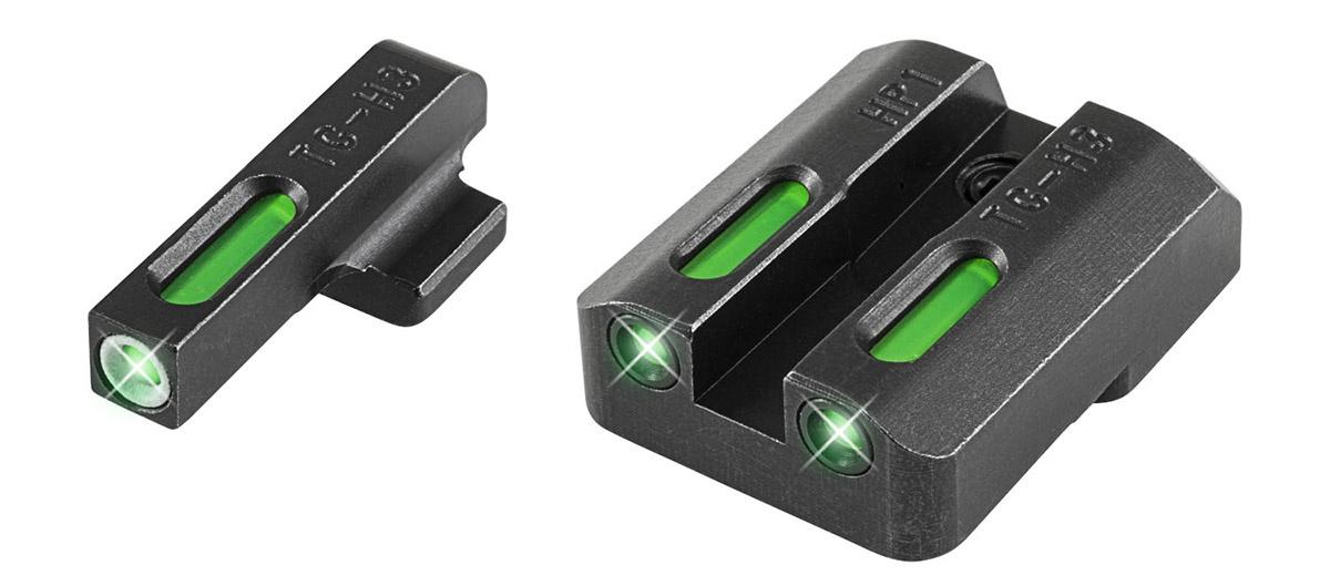 Truglo TFX Tritium/Fiber-Optic Day/Night Sights - Walther PPS (Except M2) - White Outline Front/Rear Green Picture of TRUGLO TFX BRITESITE WALTHER PPS SET