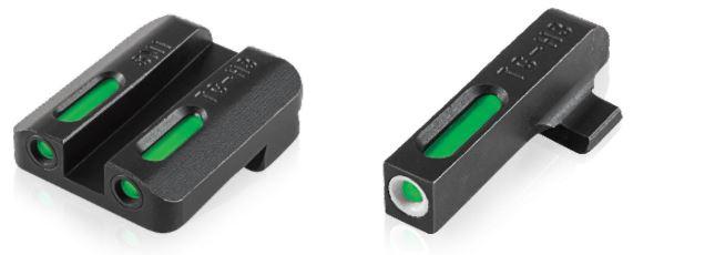 Truglo TFX Pro Tritium/Fiber-Optic Day/Night Sight - Walther CCP - Orange Outline Front/Rear Green Picture of TRUGLO TFX WALTHER CCP SET PRO ORN