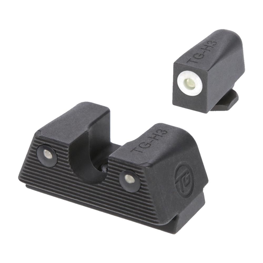 Truglo Tritium Night Sights Low Set Green with White Front Green Rear for Glock Picture of TRUGLO TRUGLO TRITIUM X GLOCK LOW SET WHITE