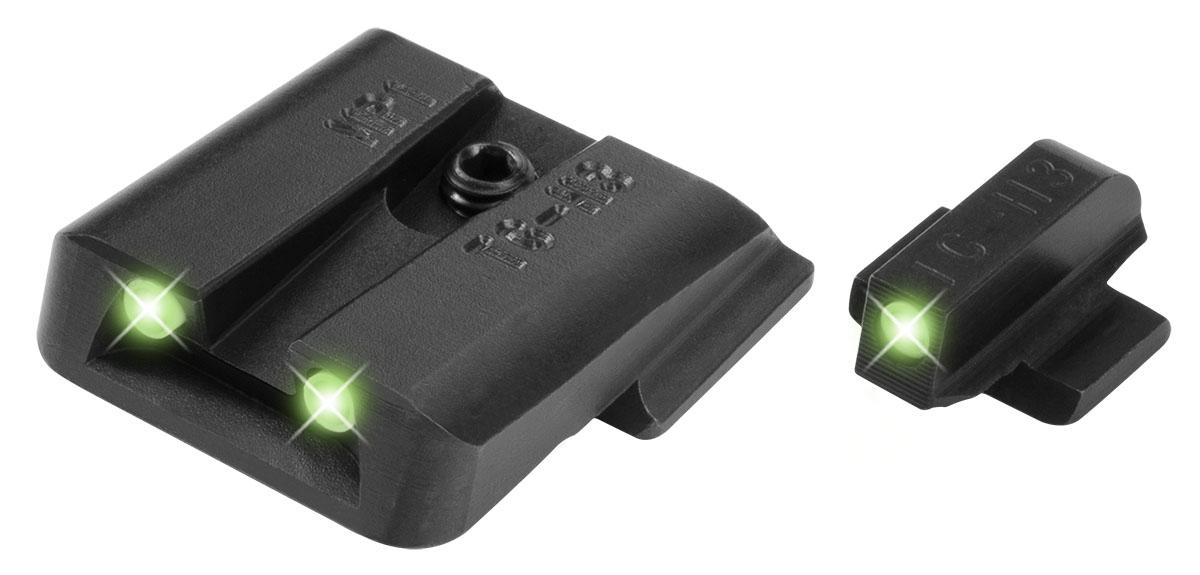 Truglo Tritium Pro Night Sights Fit S&W Bodyguard .380 - White Outline Front/Green Rear Picture of TRUGLO Tritium Pro Handgun Night Sight for S&W BODYGUARD .380