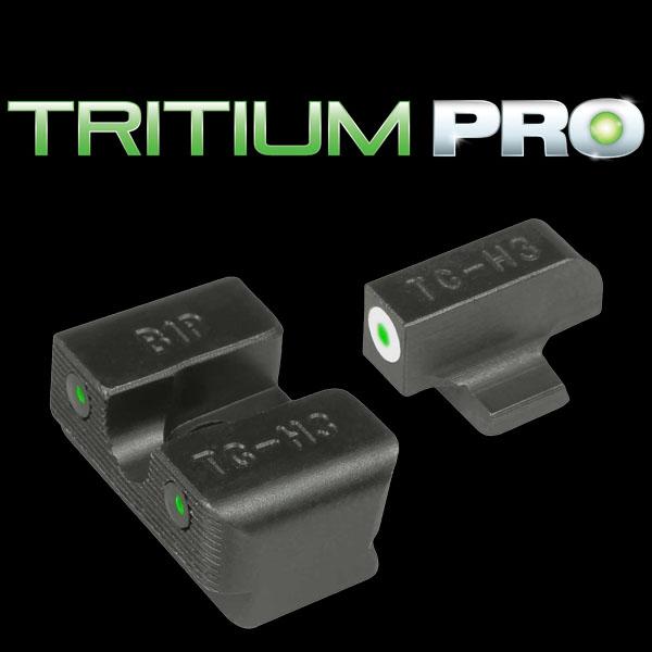 Truglo Tritium Pro Sights White for CZ Model 75 Picture of TRUGLO TRIT PRO CZ 75 SET WHT