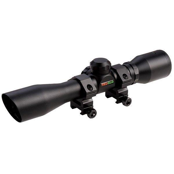 Truglo Compact Rifle Scope 4x32mm 1" SPF Duplex Black Picture of TRUGLO SCP 4X32 W 3/8' RNG BLK RIMFIRE