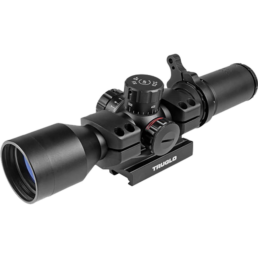 Truglo Tactical Rifle Scope 3-9x42mm 30mm SFP Mil-Dot Illum. Black Picture of TRUGLO TACTICAL 3-9X42MM 30MM IRR SCOPE