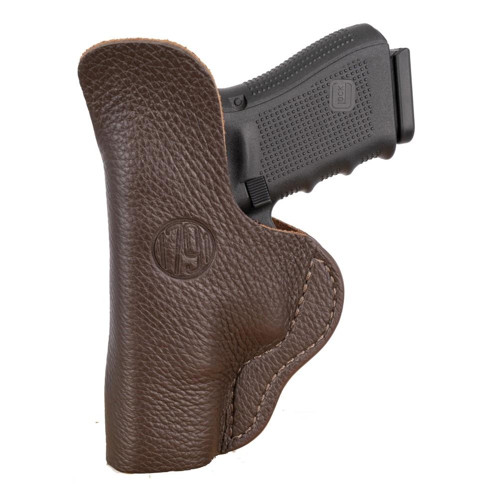 Picture of 2nd Amendment 1791 LLC 1791 Fair Chase Deer Skin IWB Holster Size 4 Brown LH