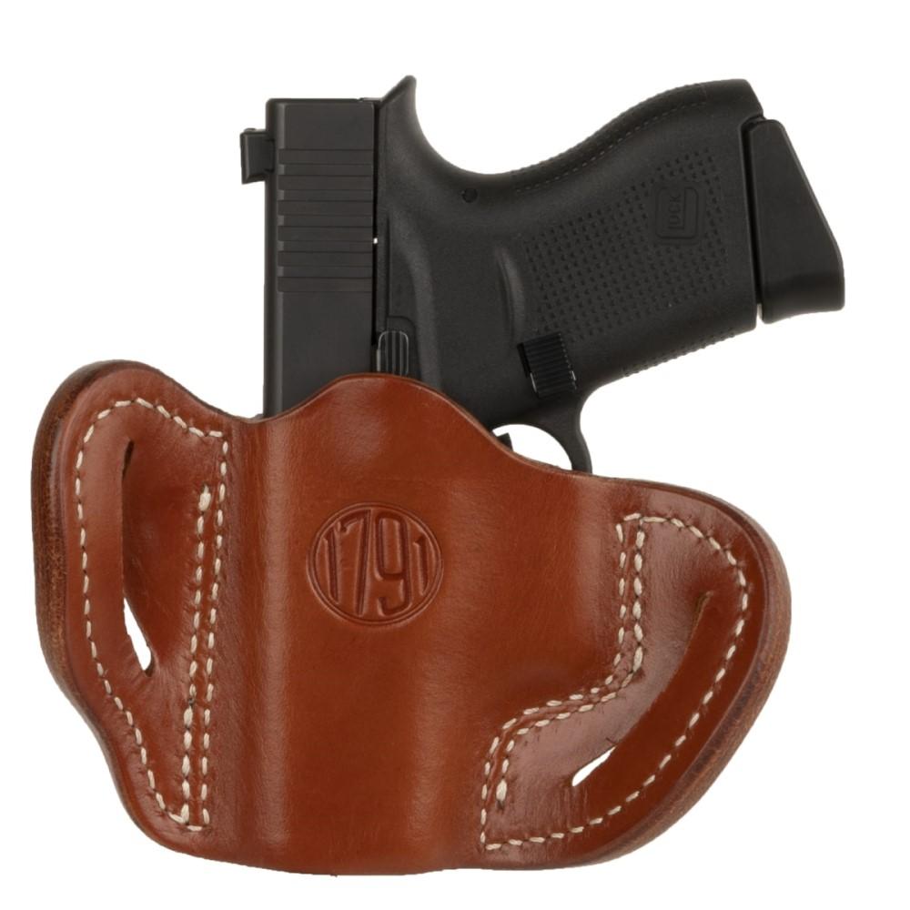 1791 Optic Ready Belt Holster Size Compact Classic Brown RH Picture of 2nd Amendment 1791 LLC Optic Ready Belt Holster Size Compact Classic Brown RH