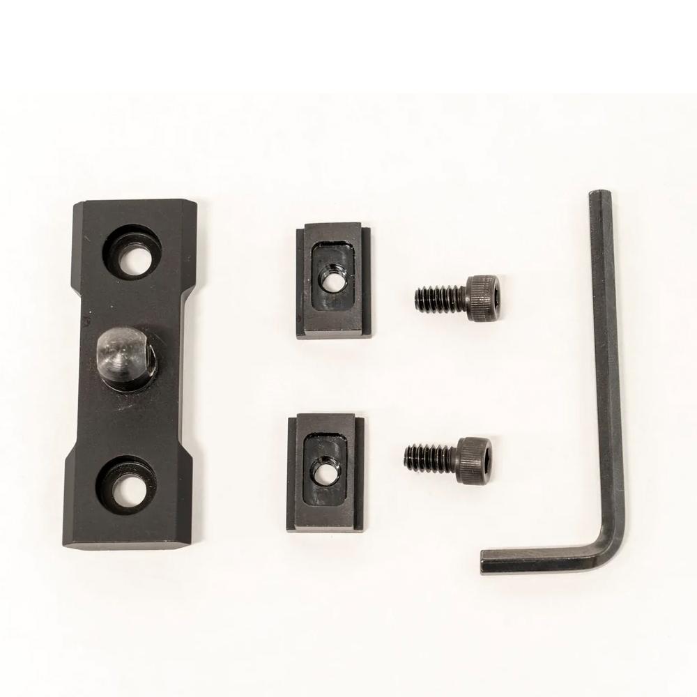 Grovtec Anschutz T-Nut Rail Adaptor Set Black Picture of Grovtec Us Inc. Anschutz T-Nut Rail Adaptor Set