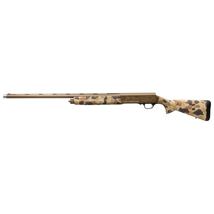 Browning A5 Wicked Wing Shotgun 12 ga 3.5" Chamber 4rd Magazine 28" Barrel Vintage Tan Camo Picture of Browning Firearms Browning A5 WW VTAN 12ga-3.5 28 DS