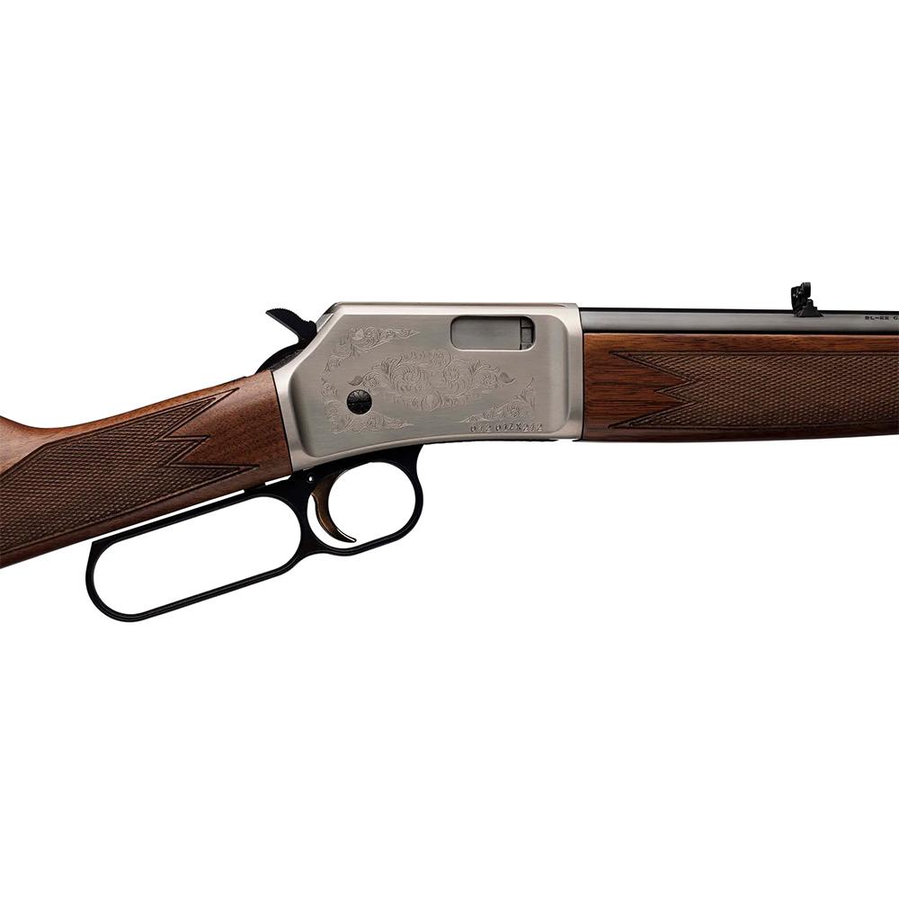Browning BL-22 FLD Grade II Rifle .22 LR 15rd Capacity 20" Barrel Walnut Picture of Browning Firearms Browning BL-22 GRII SAT NKL S 22 S-L-LR