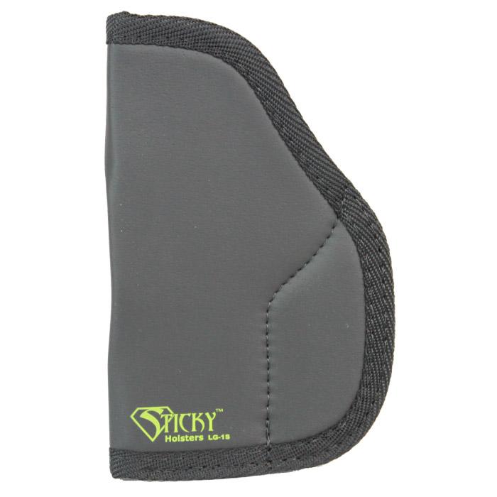 Sticky Holsters Short Sticky Pocket Holster for 3" to 4" 1911 Handguns Grey Ambi Picture of Sticky Holsters IWB/Pocket for 1911 pistols up to 4 inch barrel BLK AMBI
