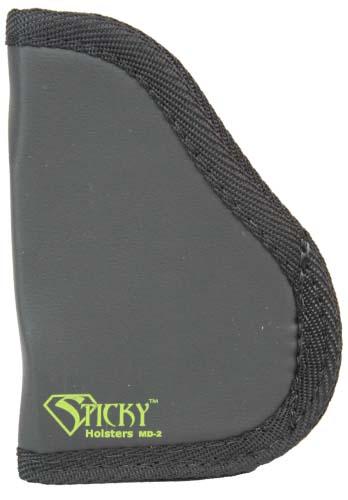 Sticky Holsters Medium Sticky Pocket Holster for Small/Medium Autos with Laser Black Ambi Picture of Sticky Holsters IWB/Pocket for Ruger LC9 w/Laser BLK AMBI
