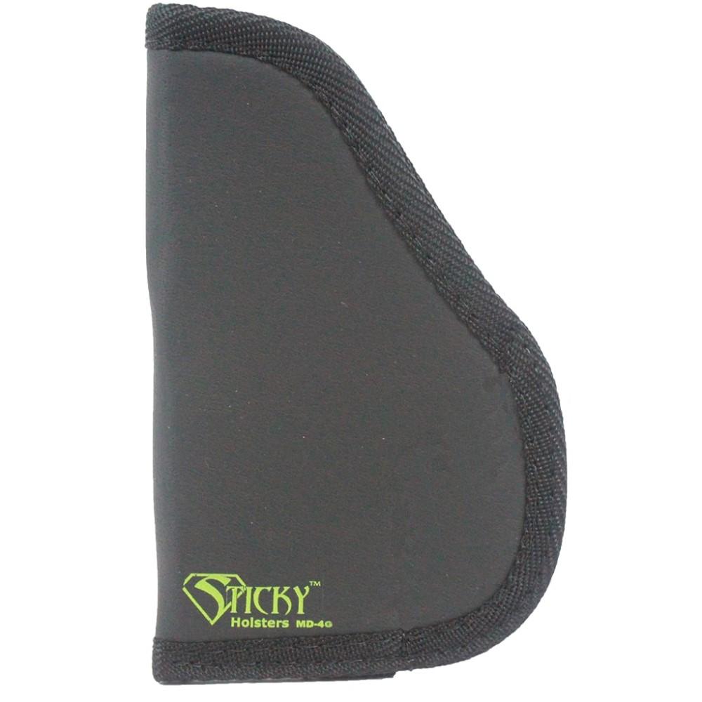 Sticky Holsters Gen 1 Medium Sticky Pocket Holster for 3.8" Sub-Compact Medium Frame Double Stack Autos with Laser Black Ambi Picture of Sticky Holsters Fits double stack subs/compacts up to 3.8 bar w/under barrel mounted lasers