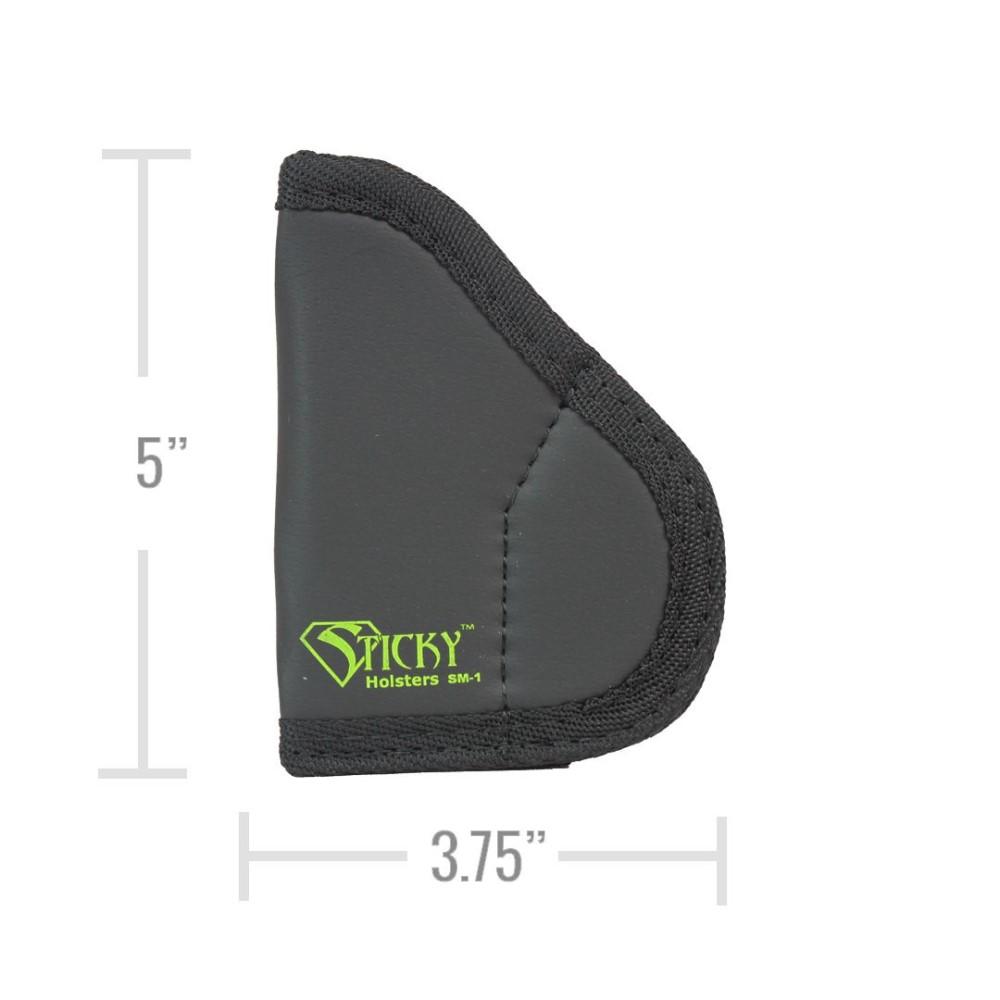 Sticky Holsters Small Sticky Pocket Holster for 1.25" - 2.75" NAA Black Ambi Picture of Sticky Holsters Designed to fit the NAA Black Widow & NAA firearms up to 2.75 in barrels