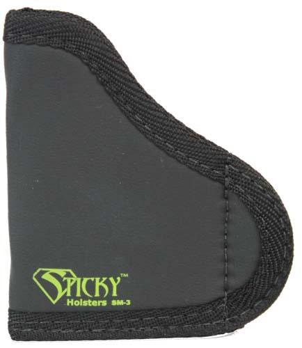 Sticky Holsters Small Sticky Pocket Holster for 2.75" Pocket 380s with Laser Black Ambi