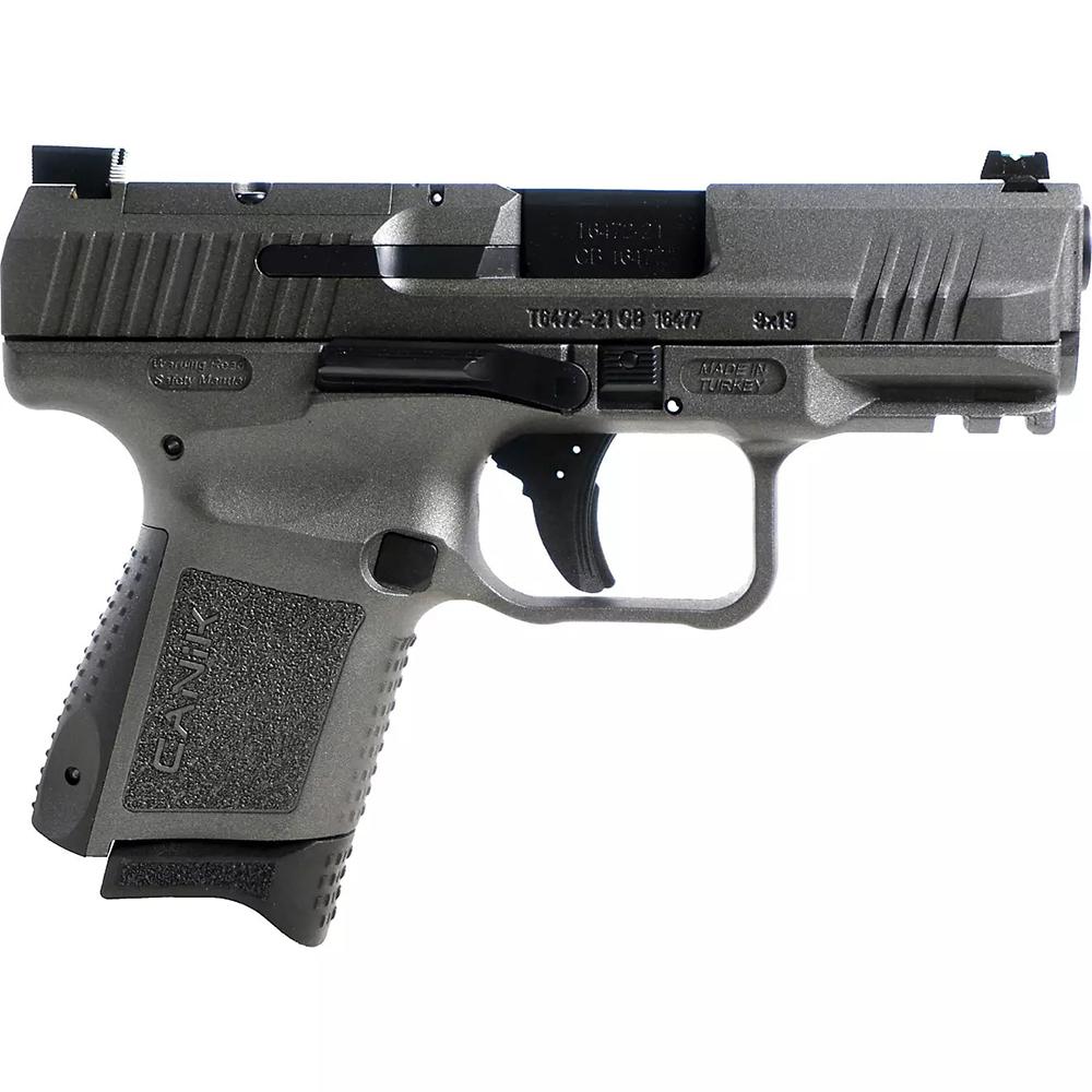 Century Arms Canik TP9 Elite SC 9mm Luger 12rd Magazine 3.5" Barrel Tungsten Green Fiber Sight w/Full Kit -BLEMISHED