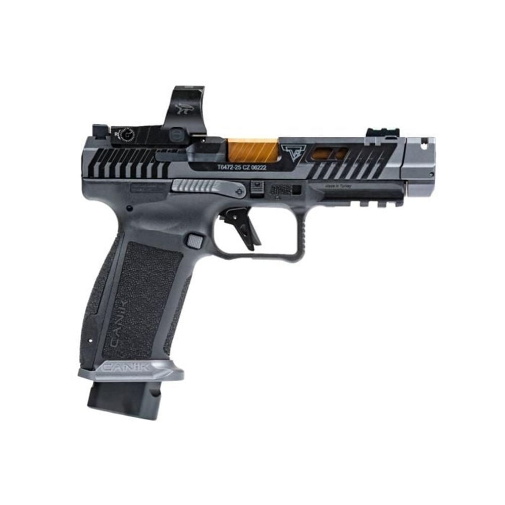 Canik TTI Combat Handgun 9mm Luger 18rd Magazines (2) 4.6" Barrel Smoke with MECANIK MO3 Picture of Century Arms Canik TTI Combat Smoke w/ MECANIK MO3 .9mm Pistol
