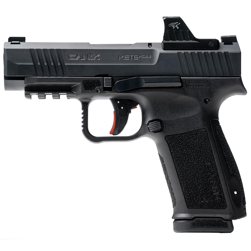 Canik Mete MC9LS Handgun 9mm Luger 17rd Magazines(2) 3.64" Barrel Optic Ready Black w/MeCANiK MO1 Picture of Century Arms CANIK METE MC9 LS w/MeCanik MO1 Optic (2) 17RD ACCES KIT