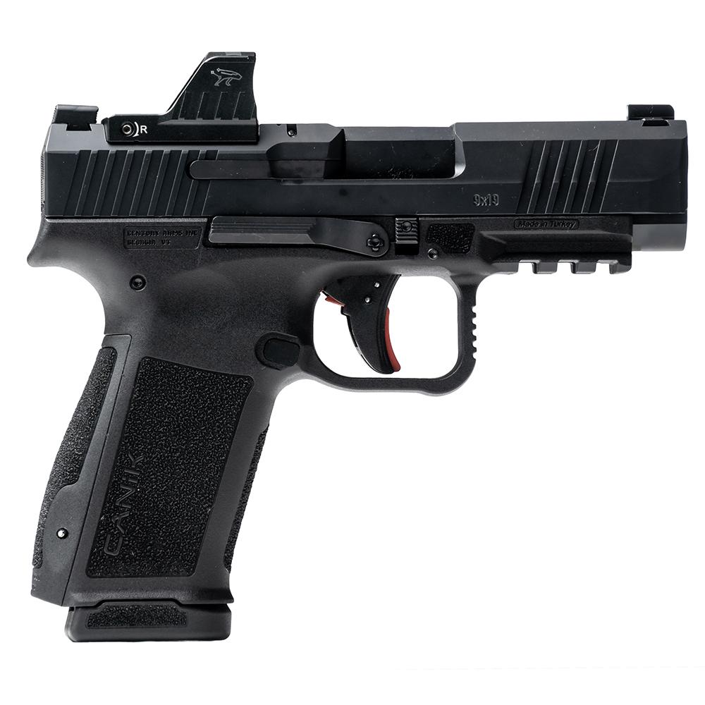 Canik Mete MC9LS Handgun 9mm Luger 17rd Magazines(2) 3.64" Barrel Optic Ready Black w/MeCANiK MO1 Picture of Century Arms CANIK METE MC9 LS w/MeCanik MO1 Optic (2) 17RD ACCES KIT