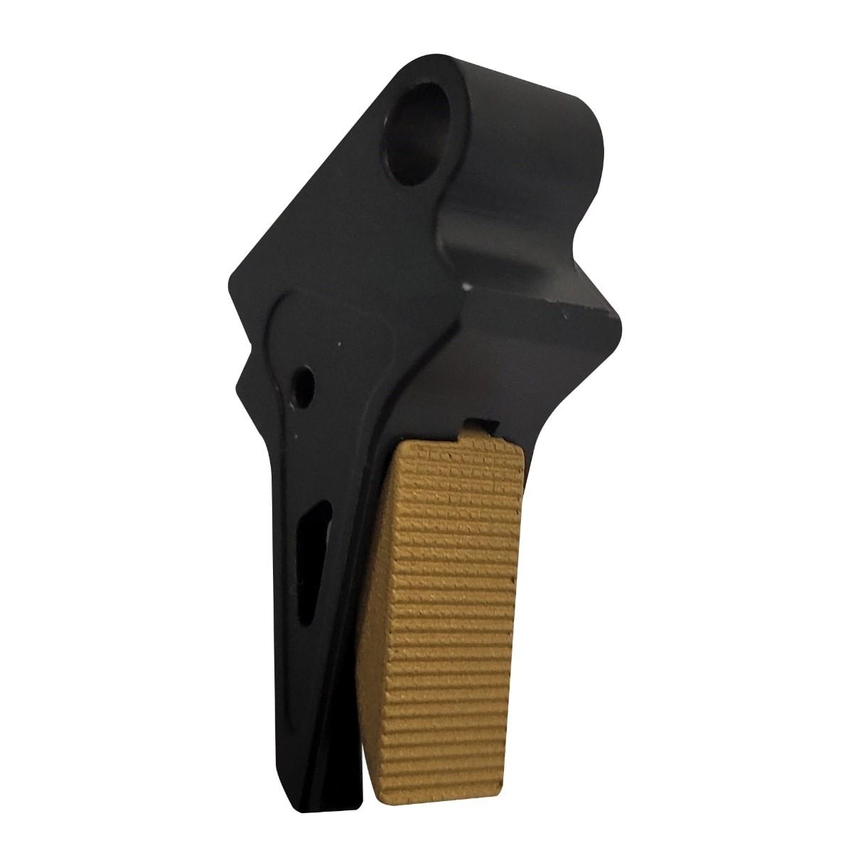 Canik Full Size Flat Trigger Assembly for Select Canik TP9 Models Gold Picture of Century Arms CANIK TP9 FULL SIZE PISTOL LIGHTENED ALUMINUM FLAT TRIGGER