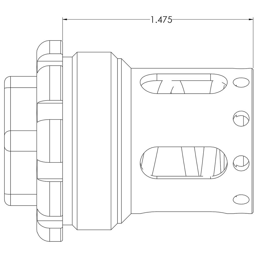 YHM Nielsen Booster Hub Adapter NO Piston Picture of Yankee Hill Machine YHM NIELSON BOOSTER ASSY. (NO PISTON)