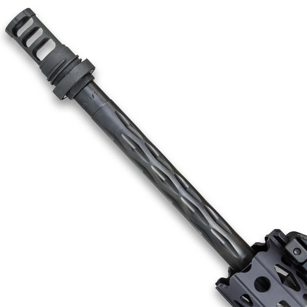 YHM Phantom QD Muzzle Brake 5/8-24 Thread Picture of Yankee Hill Machine YHM 30 LT(A) QD MUZZLE BRAKE WITH 5/8-24