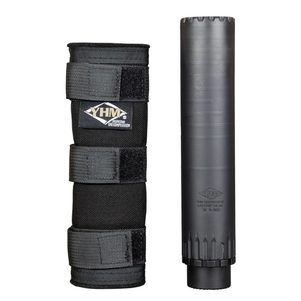 YHM Sound Suppressor Cover 6.875" Black Picture of Yankee Hill Machine YHM SOUND SUPPRESSOR COVER 6.875'' LONG