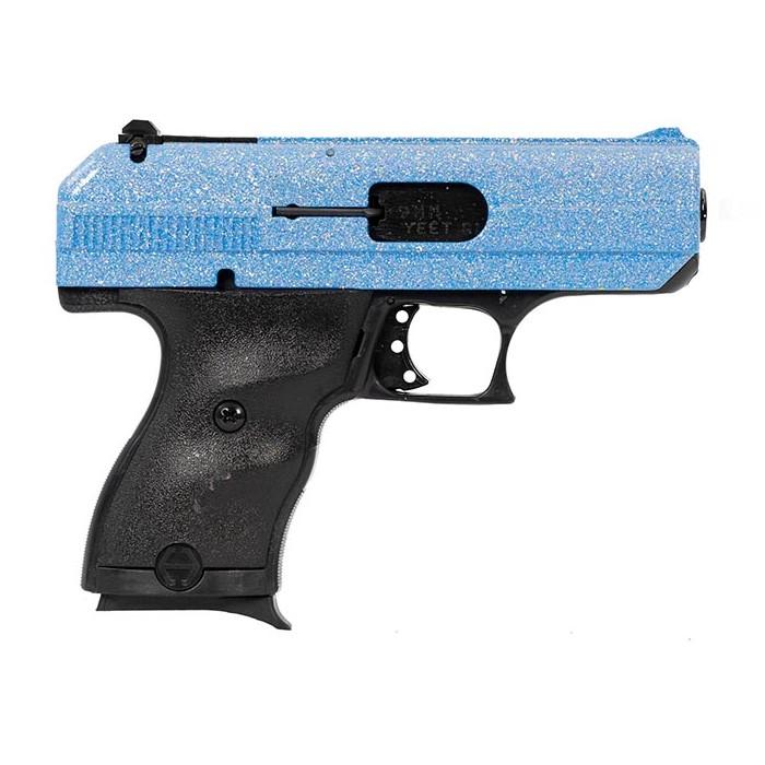 HiPoint C-9 Blue Sparkle Handgun 9mm Luger 8rd Magazine 3.5" Barrel Blue Slide with black Grip Picture of MKS SUPPLY LLC HiPoint C-9 9mm pistol blue sparkle slide