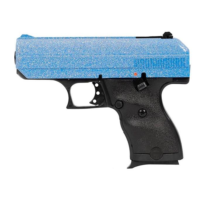 HiPoint C-9 Blue Sparkle Handgun 9mm Luger 8rd Magazine 3.5" Barrel Blue Slide with black Grip Picture of MKS SUPPLY LLC HiPoint C-9 9mm pistol blue sparkle slide