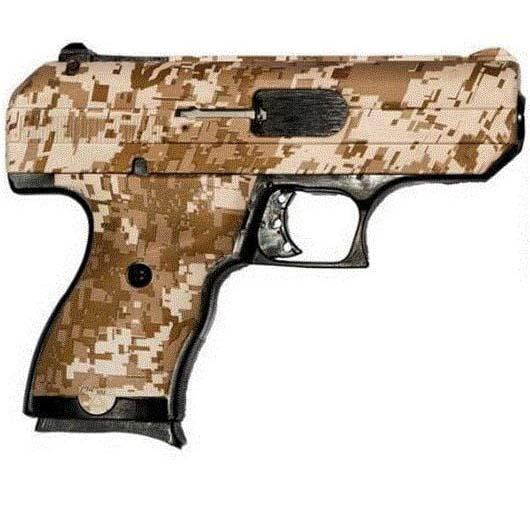 Hi-Point C9 Compact Handgun 9mm Luger 8rd Magazine 3.5" Barrel Desert Camo Picture of MKS SUPPLY LLC HI-POINT 9MM COMPACT BLACK/POLYMER 8RND DESERT DIGITAL PATTERN
