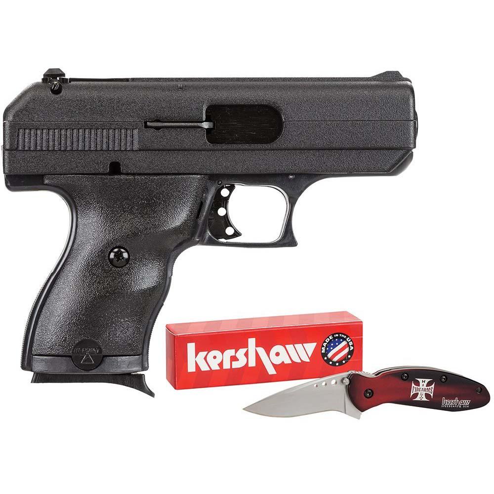 Hi-Point C9 Compact Handgun 9mm Luger 8rd Magazine 3.5" Barrel w/Kershaw Knife Picture of MKS SUPPLY LLC HI-POINT C-9 GUN W/HARD CASE/KERSHAW KNIFE BLK POLY SEMI AUTO 8-SHOT 3.5"