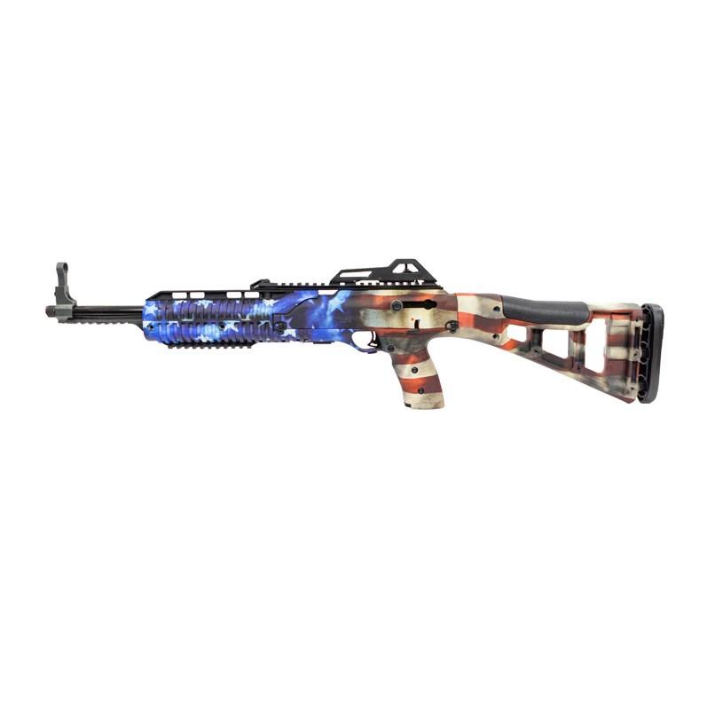 Hi-Point 9TS Carbine 9mm Luger 10rd Magazine 16.5" Barrel Grand Union Flag Pattern Stock Picture of MKS SUPPLY LLC HiPoint 9TS Carbine 9mm Grand Union Flag Pattern 10rd - 16.5"