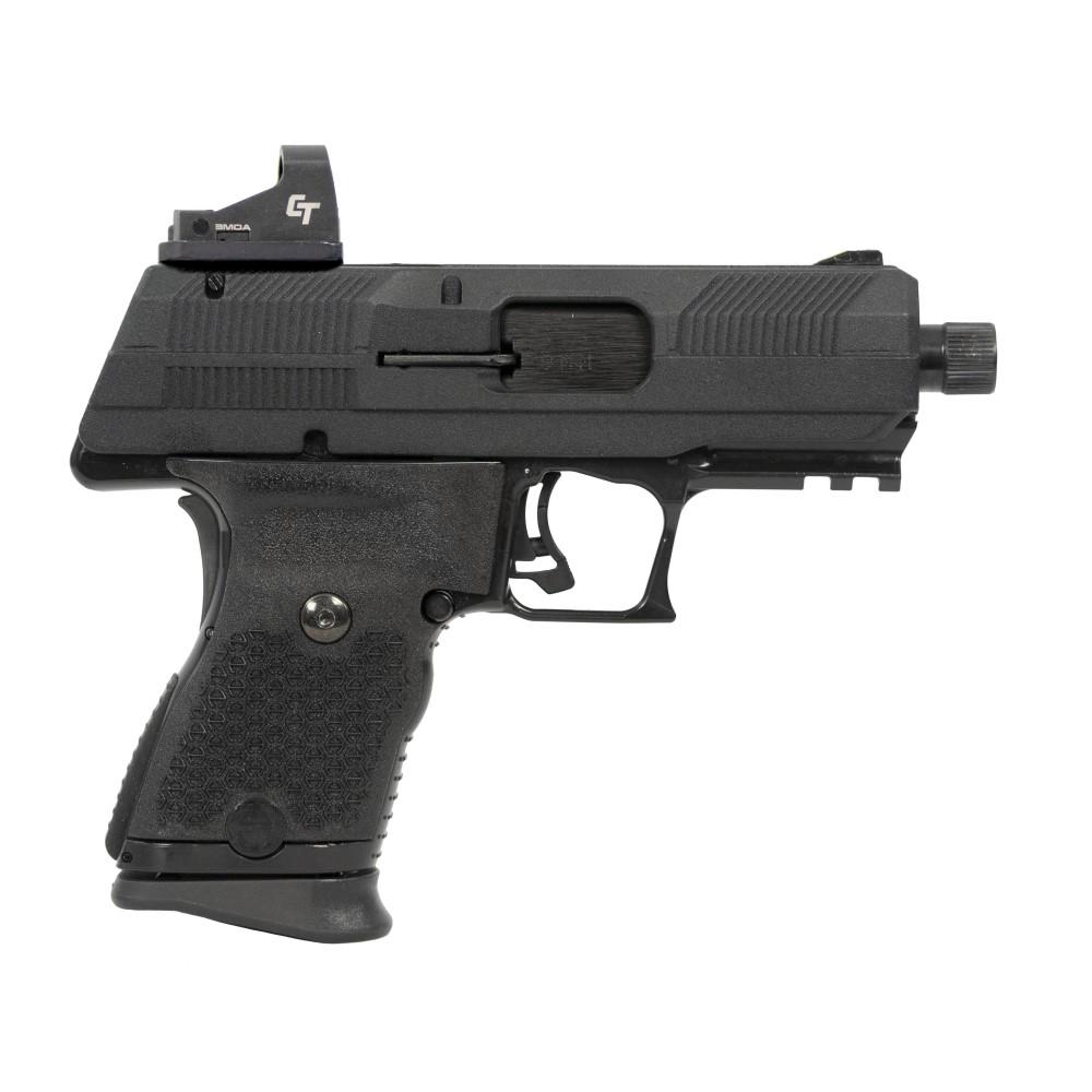 Hi Point Yeet Cannon Handgun 9mm Luger 10rd Magazine 4.12" Threaded Barrel Black with Crimson Trace Red Dot Sight