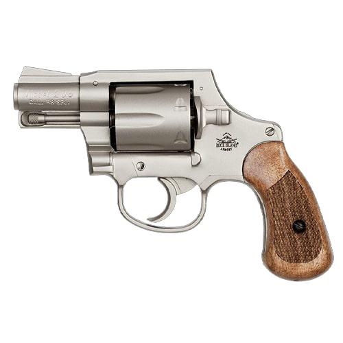 RIA M206 Spurless Matte Nickel Handgun .38 Spl 6rd Capacity 2" Barrel Picture of Rock Island Armory M206 SPURLESS MATTE NICKEL 38 SPL REVOLVER