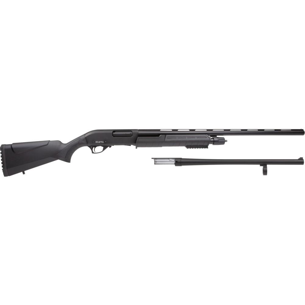 Rock Island Armory Combo Field/Security Shotgun 12ga 3" Chamber 5rd Magazine 18.5" and 28" Barrel Black Picture of Rock Island Armory Rock Island Pump Action Combo Field/Security 12ga 5rd