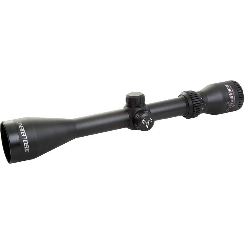 Traditions 350 Legend Rifle Scope 3-9x40 1" SFP Illum BDC Rangefinding Picture of Traditions Performance Firearms Traditions 350 LEGEND 3-9X40 ILLUMINATED BDC RANGE-FINDING SCOPE