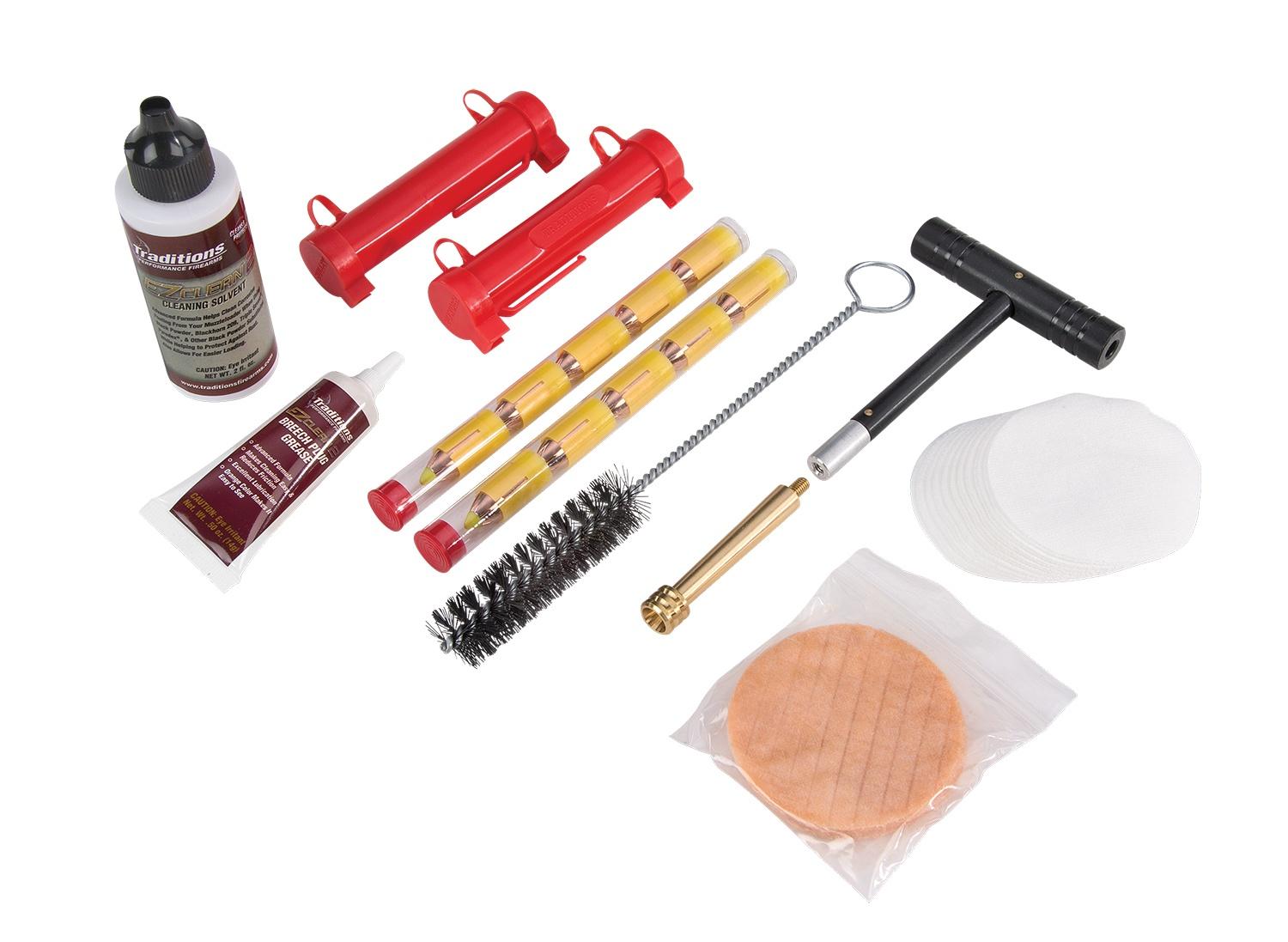 Traditions Muzzleloader EZ Clean 2 Hunter Accessory Kit .50 cal Picture of Traditions Performance Firearms EZ Clean 2 Hunter Accessory Kit Pellet Loading .50Cal