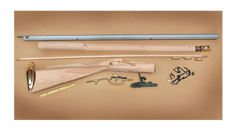 Traditions Black Powder Kentucky Rifle Build-It-Yourself Kit Select Raw Hardwood .50 Cal 33.5" White Barrel Picture of Traditions Performance Firearms Traditions Kentucky Rifle Kit Raw Hardwood .50Cal 33.5Inch White Barrel