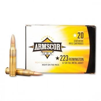 Armscor Rifle Ammunition .223 Rem 62 gr FMJ 2963 fps 20/ct Picture of Advanced Tactical Firearms Int'l Corp. ARM 223 62GR FMJ Ammo 20 rounds