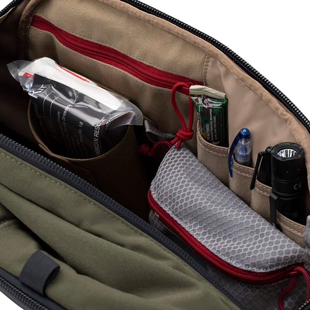 Vertx Overflow Mesh Pouch Small Grey 2/ct Picture of Fechheimer Vertx Overflow Mesh Pouch - Small (2 pack) Ash Grey