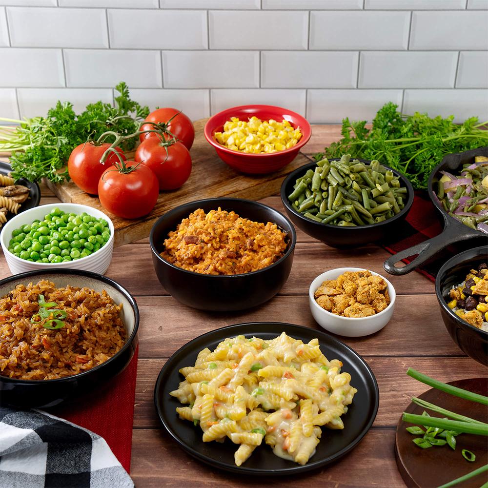 Readywise 240 Serving Package 120 Entree Servings 120 Breakfast Servings Picture of ReadyWise Company ReadyWise 240 Serving Pack 1-120 Breakfast Bucket & 1-120 Entree (2 buckets