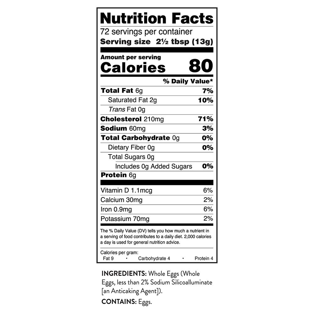 Readywise Simple Kitchen Powdered Eggs 72 Serving Picture of ReadyWise Company ReadyWise Simple Kitchen Powdered Eggs - 72 Serving Can