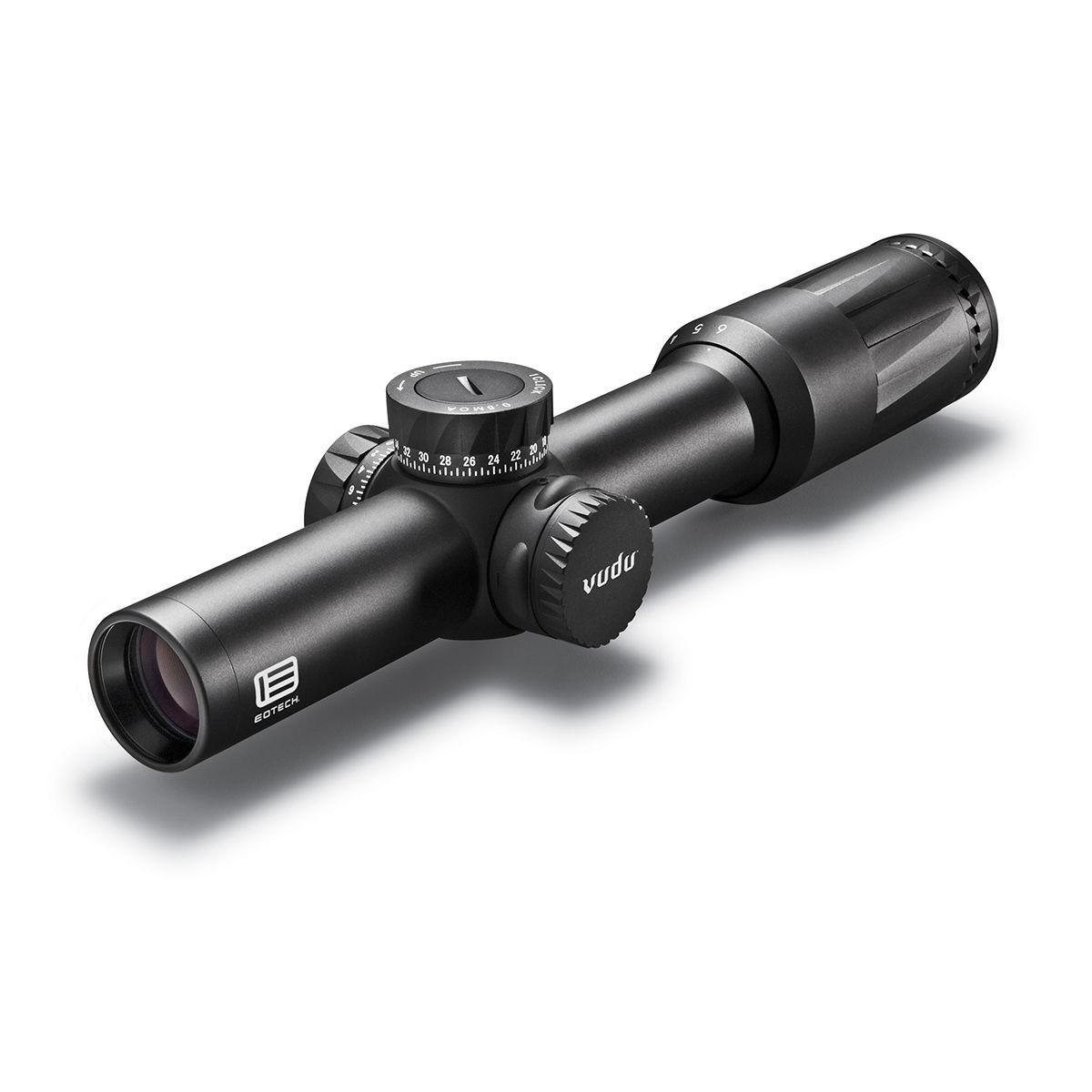 EOTech Vudu Rifle Scope 1-6x24 30mm FFP SR1 Illuminated Black Picture of L-3 Communications- Eotech Vudu 1-6x24 FFP Riflescope - SR1 Reticle (MRAD) Green Reticle