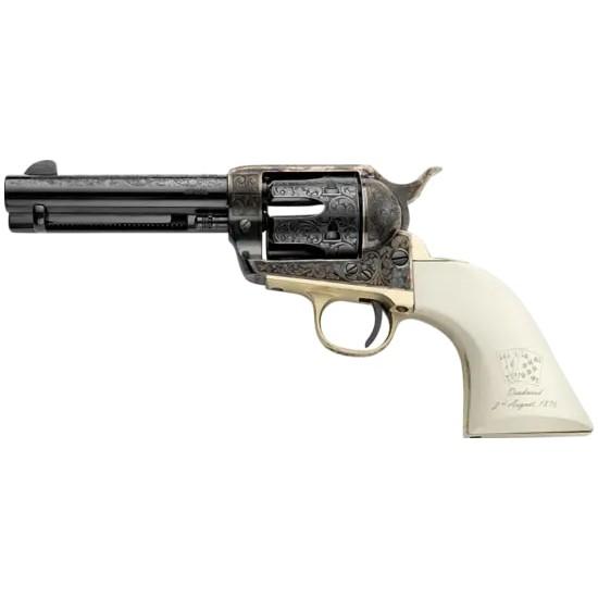 Pietta Great Western II Dead Man's Hand Handgun .357 Mag 6rd Capacity 4.75" Barrel Aces and Eights Grip Picture of EMF Inc. DBA Pietta GWII "Deadman's Hand" .357mag 4 3/4" (Aces and Eights Grip)