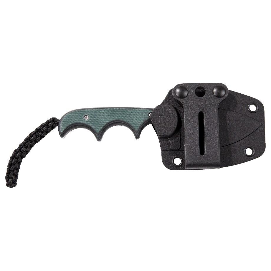 CRKT Minimalist Spear Point Fixed Knife 2-1/8" Spear Point Blade Green Picture of Columbia River Knife & Tool CRKT Minimalist Spear Point Green Black