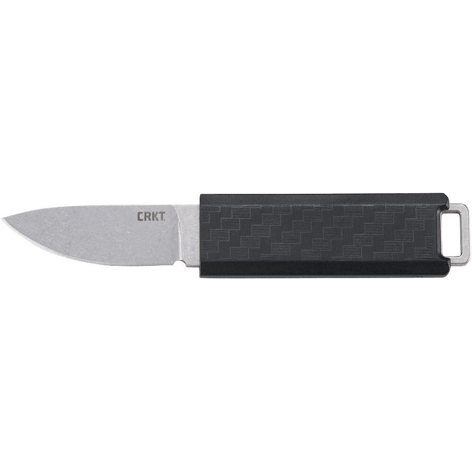 CRKT Scribe Fixed Blade Knife 1-3/4" Drop Point Blade Black Picture of Columbia River Knife & Tool SCRIBE BLACK