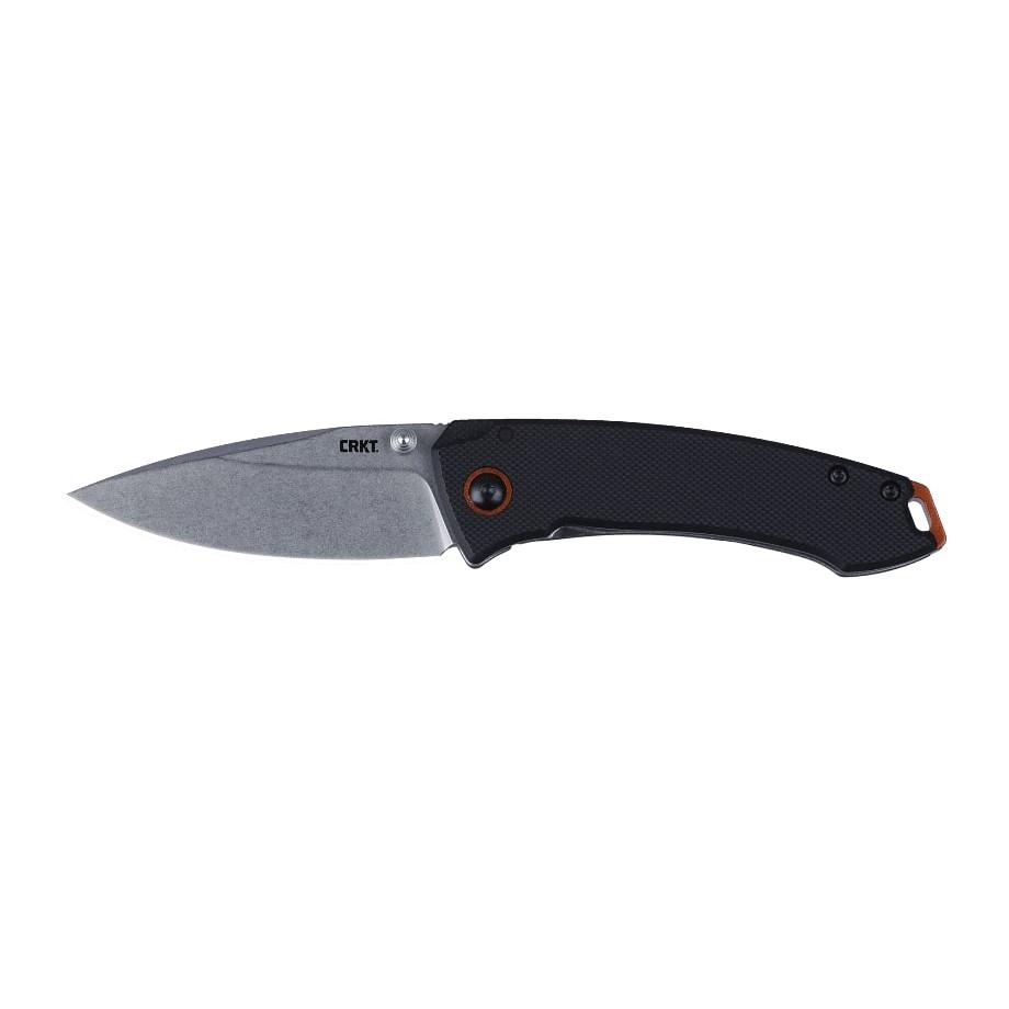 CRKT Tuna Compact Folding Knife 2-3/4" Drop Point Blade Black Picture of Columbia River Knife & Tool CRKT Tuna Compact Silver